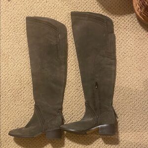 Vince Camuto Dark Suede Ankle Boots